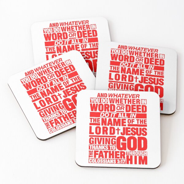 Item preview, Colossians 3:17 Lord Jesus designed and sold by plushism.
