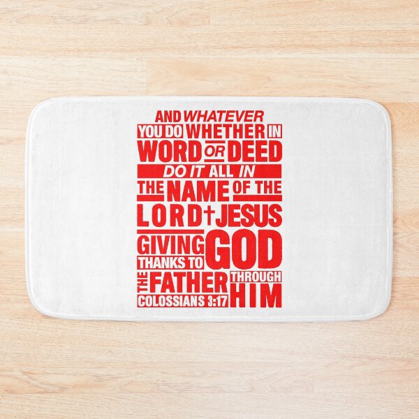 Item preview, Colossians 3:17 Lord Jesus designed and sold by plushism.