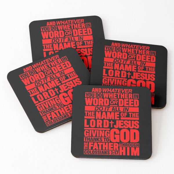 Item preview, Colossians 3:17 Lord Jesus designed and sold by plushism.