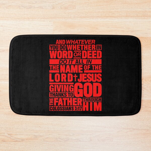 Item preview, Colossians 3:17 Lord Jesus designed and sold by plushism.