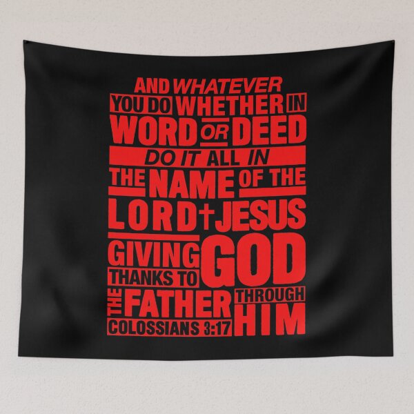 Item preview, Colossians 3:17 Lord Jesus designed and sold by plushism.
