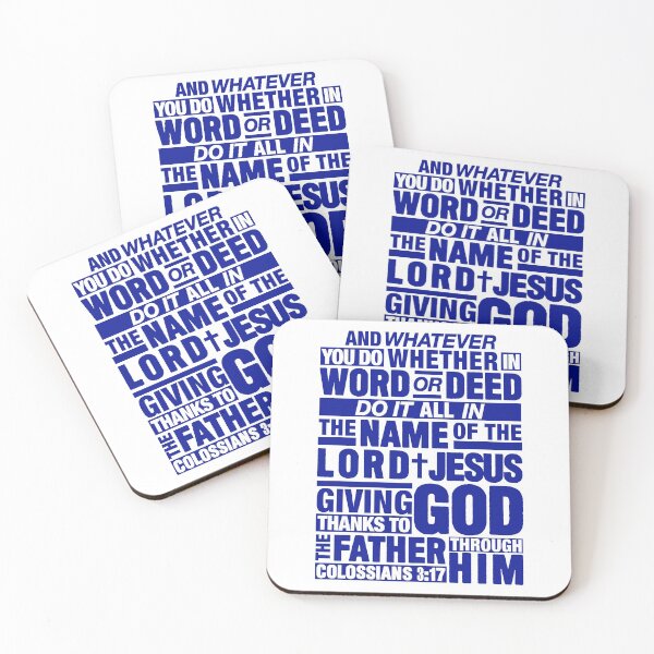 Item preview, Colossians 3:17 Lord Jesus designed and sold by plushism.