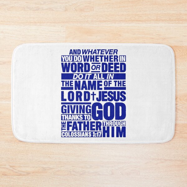 Item preview, Colossians 3:17 Lord Jesus designed and sold by plushism.