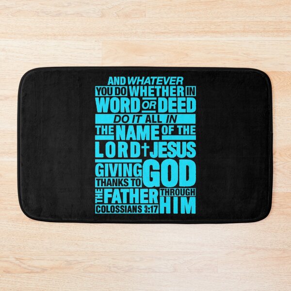 Item preview, Colossians 3:17 Lord Jesus designed and sold by plushism.