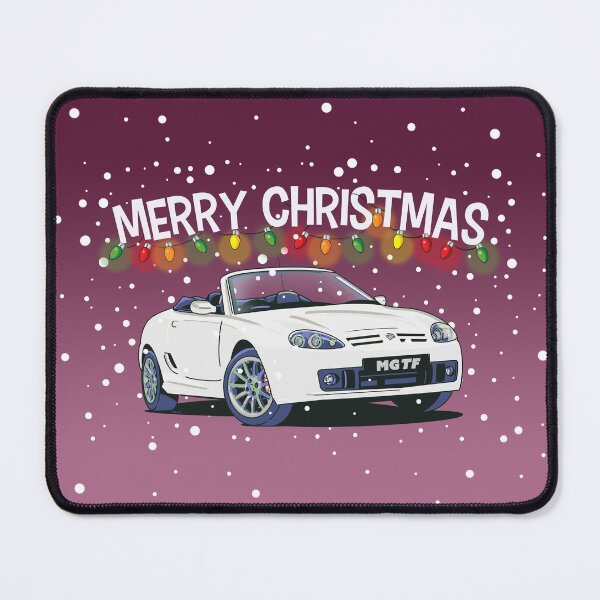 Item preview, White MG TF Car Christmas Card designed and sold by Webazoot Industries - Car Art.
