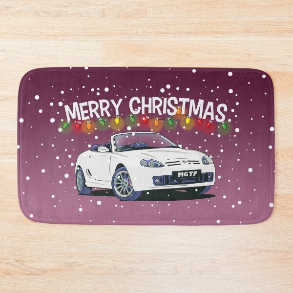 Item preview, White MG TF Car Christmas Card designed and sold by Webazoot Industries - Car Art.