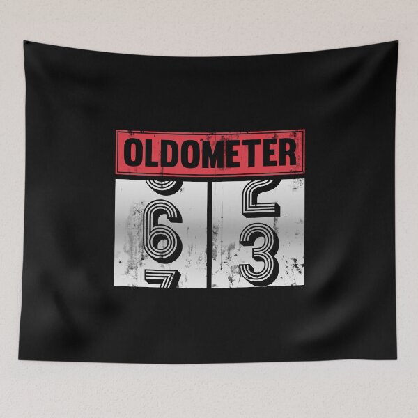 Item preview, Funny Oldometer For 63rd Bday counting Years Old Birthday Gift  designed and sold by kindxinn.