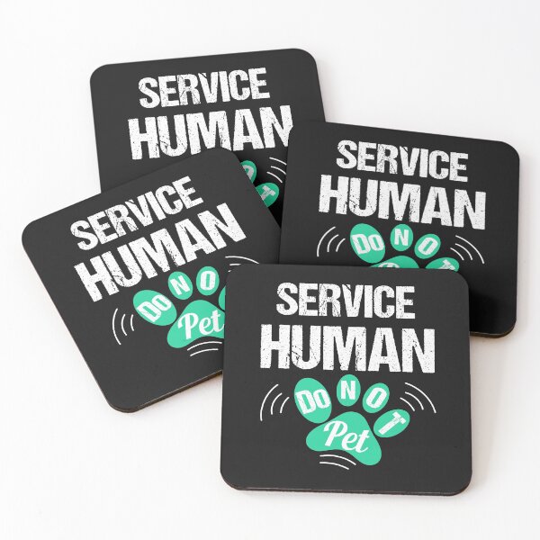 Item preview, Service Human Do Not Pet designed and sold by AmeliaStore1.