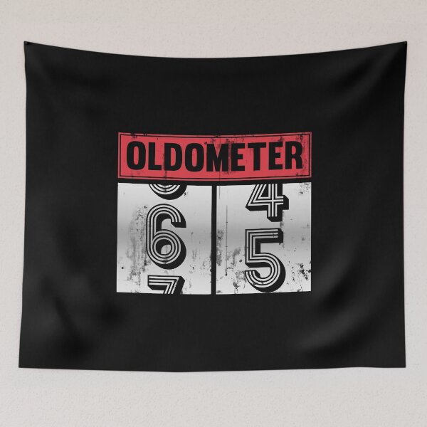 Item preview, Funny Oldometer For 65th Bday counting Years Old Birthday Gift  designed and sold by kindxinn.