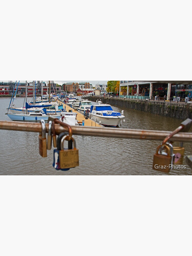 "Bristol Bridge Padlocks" Sticker for Sale by GrazPhotos Redbubble