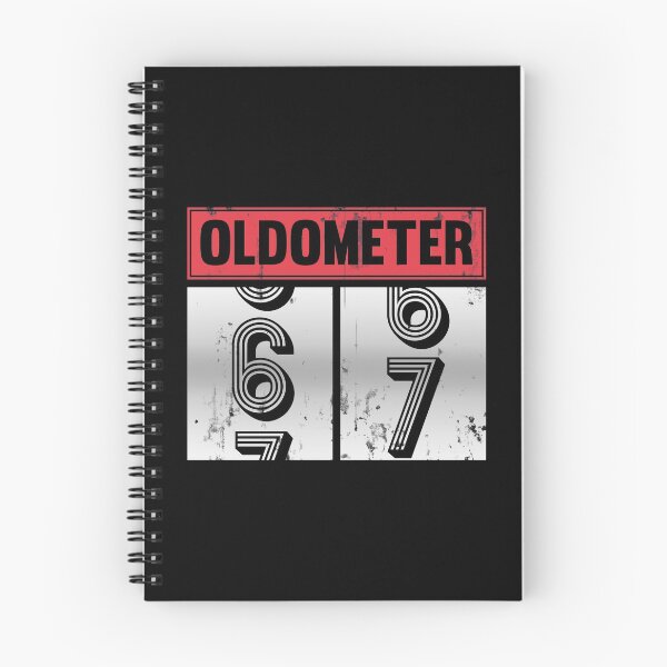 Item preview, Funny Oldometer For 67th Bday counting Years Old Birthday Gift  designed and sold by kindxinn.
