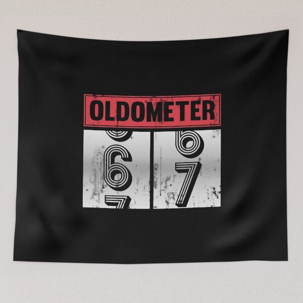 Item preview, Funny Oldometer For 67th Bday counting Years Old Birthday Gift  designed and sold by kindxinn.
