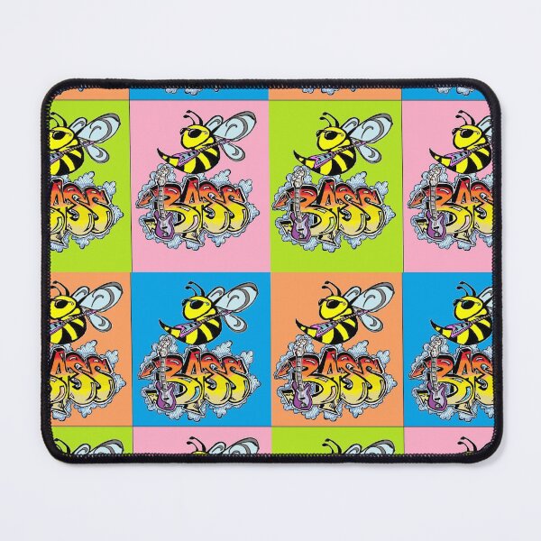 Item preview, guitar,rock,bass,music,bee,pop art by LowEndGraphics designed and sold by LoEndT-Shirts.