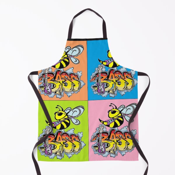 Item preview, guitar,rock,bass,music,bee,pop art by LowEndGraphics designed and sold by LoEndT-Shirts.