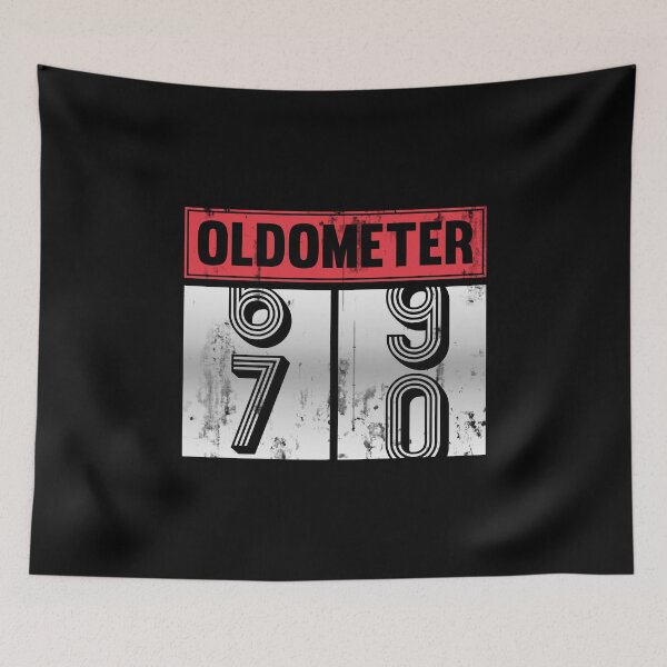 Item preview, Funny Oldometer For 70th Bday counting Years Old Birthday Gift  designed and sold by kindxinn.