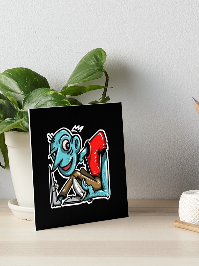 Sneaky dude | Art Board Print