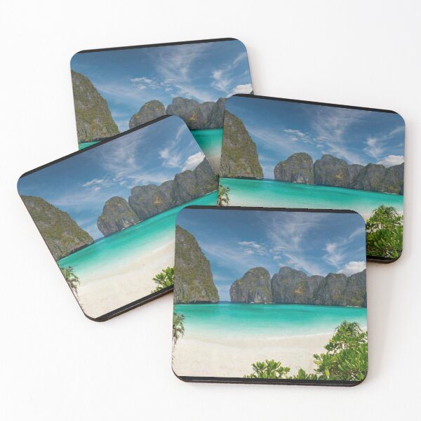Item preview, thailand, maya bay, island, paradise, sun, summer, tropical, boat, boat, canoe, fish, thailand, island, paradise, sun, summer, tropical, boat, boat, canoe, fish, fish, sharks, sharkpez, sharks ,shark designed and sold by Jhonnyyy.