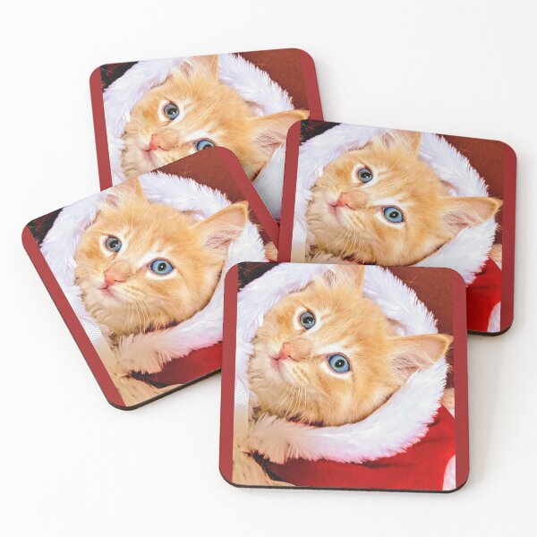 Item preview, Ginger kitten Christmas designed and sold by Fluffycat2020.