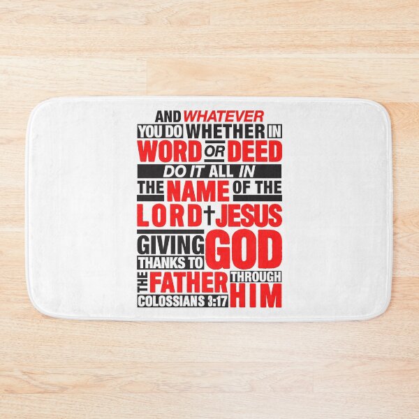 Item preview, Colossians 3:17 Lord Jesus designed and sold by plushism.