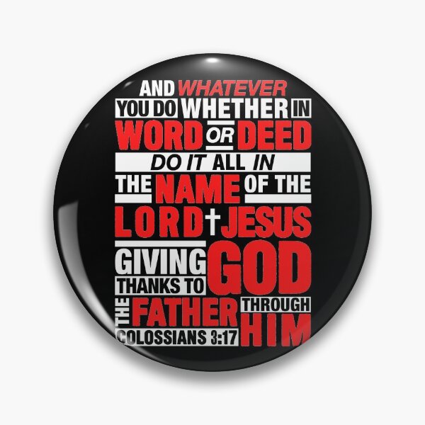 Item preview, Colossians 3:17 Lord Jesus designed and sold by plushism.