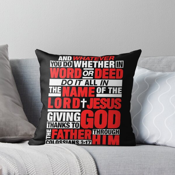 Item preview, Colossians 3:17 Lord Jesus designed and sold by plushism.