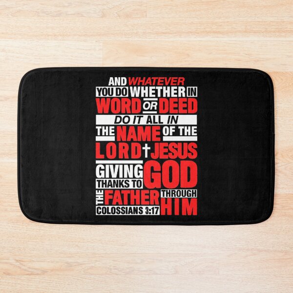 Item preview, Colossians 3:17 Lord Jesus designed and sold by plushism.