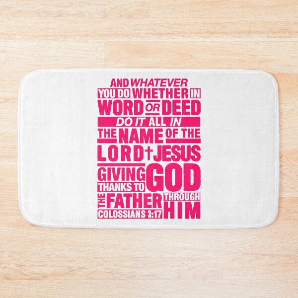 Item preview, Colossians 3:17 Lord Jesus designed and sold by plushism.