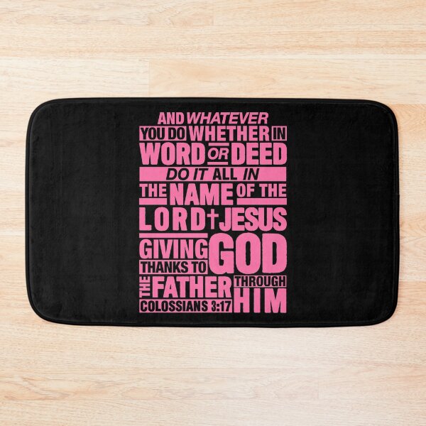 Item preview, Colossians 3:17 Lord Jesus designed and sold by plushism.