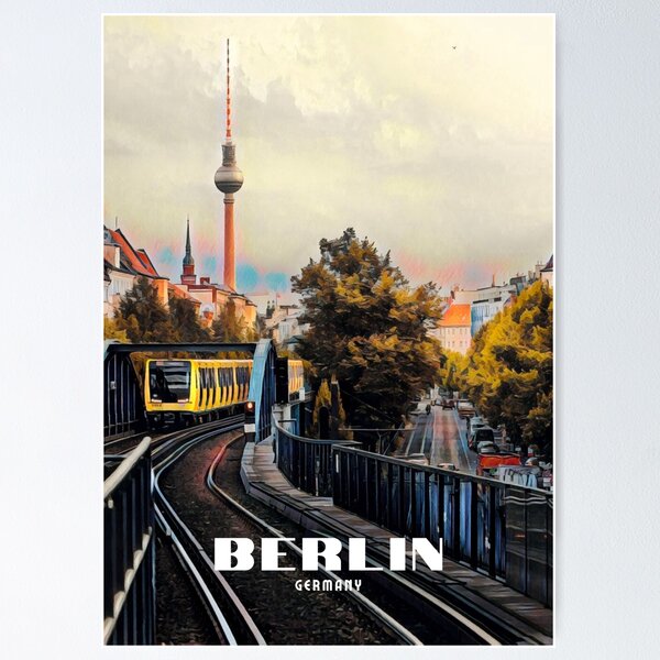 Artikel-Vorschau von Berlin Deutschland Reisen, designt und verkauft von Sofia-Draws.