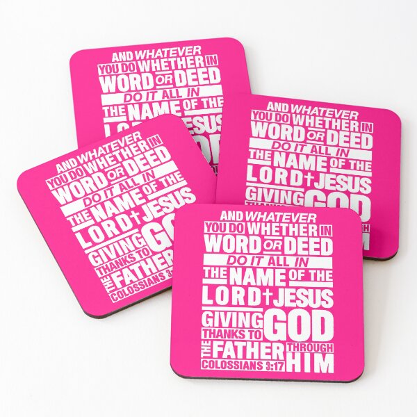 Item preview, Colossians 3:17 Lord Jesus designed and sold by plushism.