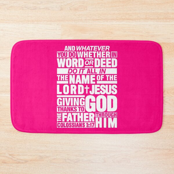 Item preview, Colossians 3:17 Lord Jesus designed and sold by plushism.