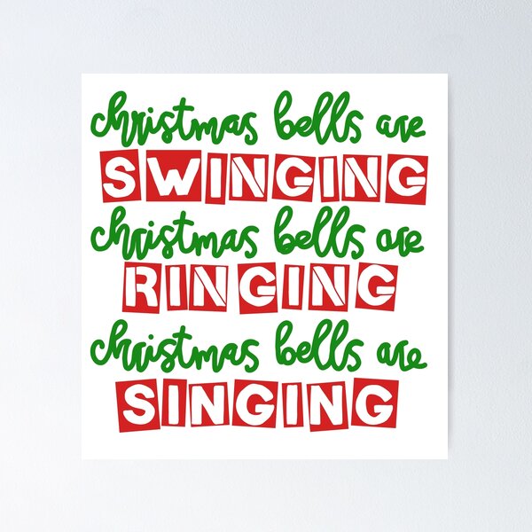 Poster Christmas bells 