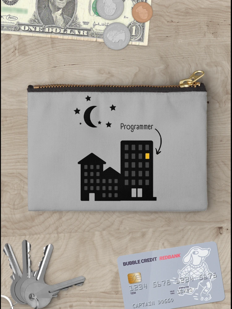 Thumbnail 3 of 4, Zipper Pouch, Comouter Programmer Life designed and sold by LiToDesignCo.