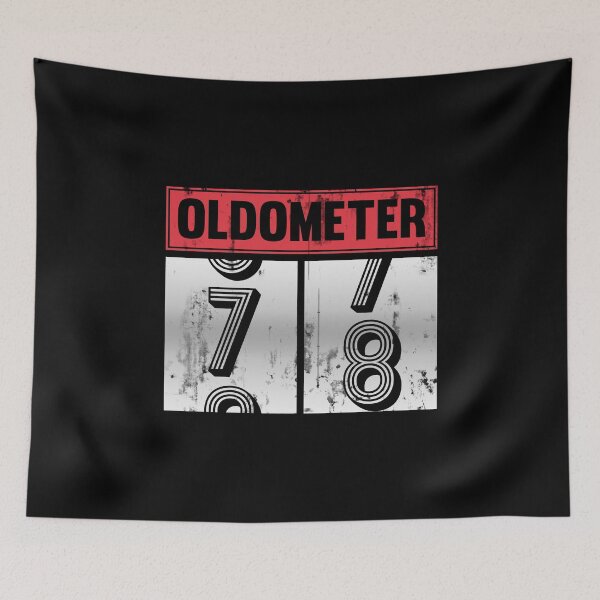 Item preview, Funny Oldometer For 78th Bday counting Years Old Birthday Gift  designed and sold by kindxinn.