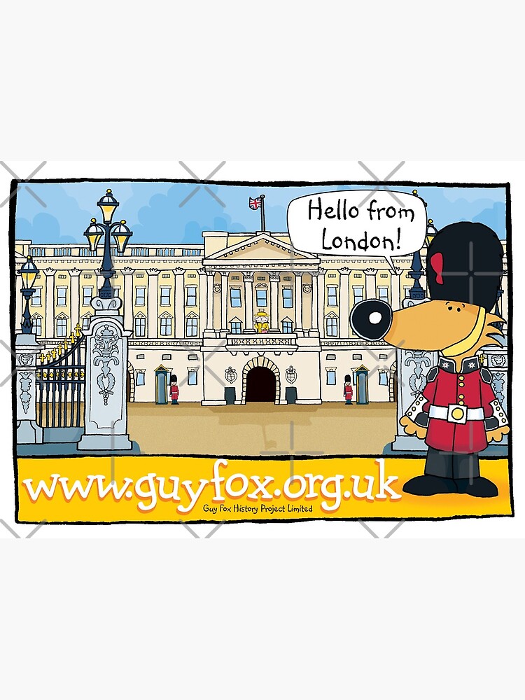 Thumbnail 2 of 2, Postcard, Buckingham Palace Postcard designed and sold by GuyFox.