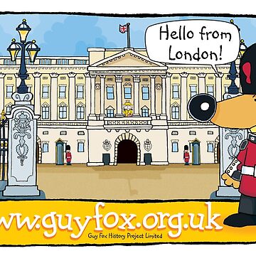 Artwork thumbnail, Buckingham Palace Postcard by GuyFox