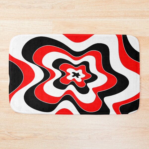 Item preview, Abstract pattern - red and white. designed and sold by K.S ART.
