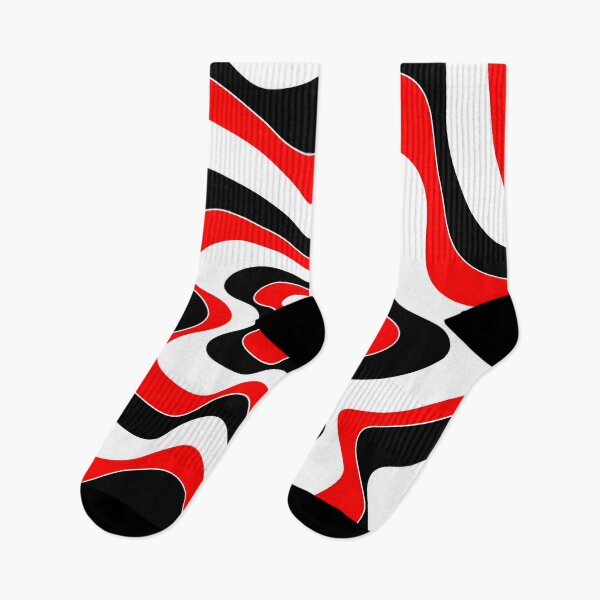 Item preview, Abstract pattern - red and white. designed and sold by K.S ART.