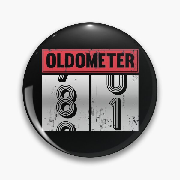 Item preview, Funny Oldometer For 81st Bday counting Years Old Birthday Gift  designed and sold by kindxinn.