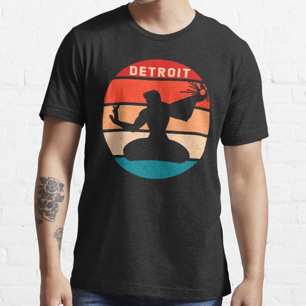 1960 Detroit Lions Artwork: ICONIC® Men's Long-⁠Sleeve T-⁠Shirt