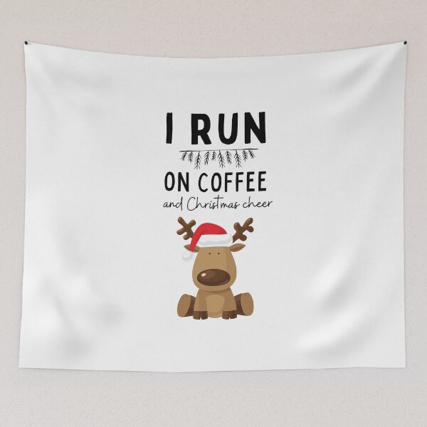 Item preview, I run on coffee and christmas cheer designed and sold by mksjr.