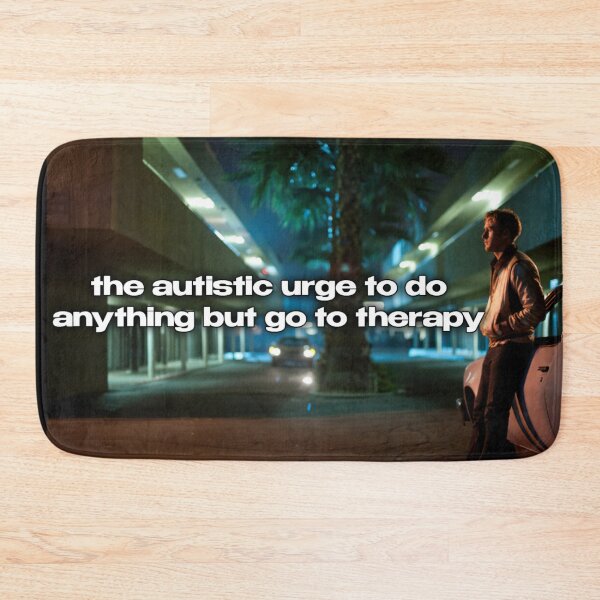 Item preview, anything but therapy bros... designed and sold by shitpostanon.