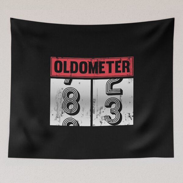 Item preview, Funny Oldometer For 83rd Bday counting Years Old Birthday Gift  designed and sold by kindxinn.