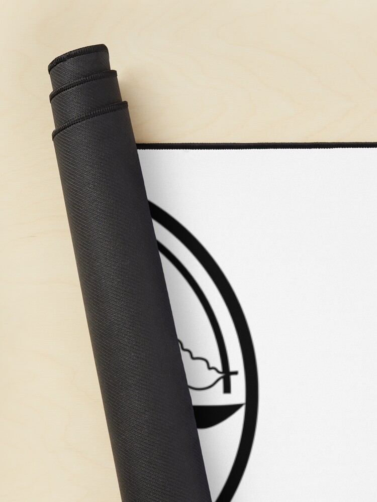 Thumbnail 2 of 5, Mouse Pad, Kamen Rider Revice - Happy Spa Logo (Outline/Black) designed and sold by dryedmangoez.