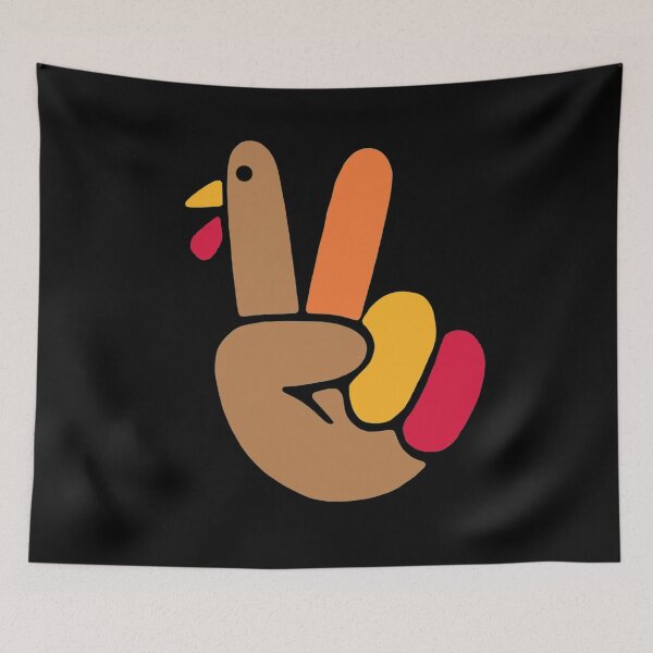 Item preview, Peace Hand Turkey Design For Ugly Thanksgiving Design & Holidays Family Matching Sweatshirts & T-shirts designed and sold by daybreakagain.