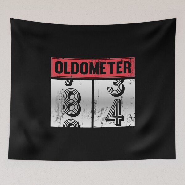 Item preview, Funny Oldometer For 84th Bday counting Years Old Birthday Gift  designed and sold by kindxinn.