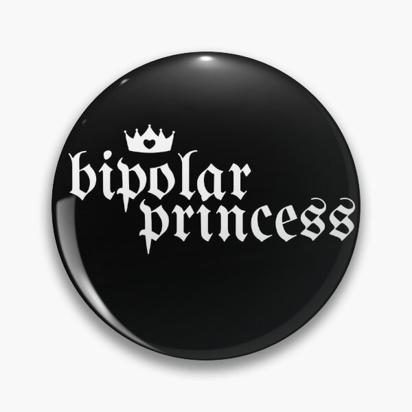 Item preview, bipolar princess white quote designed and sold by Ninjakandy.