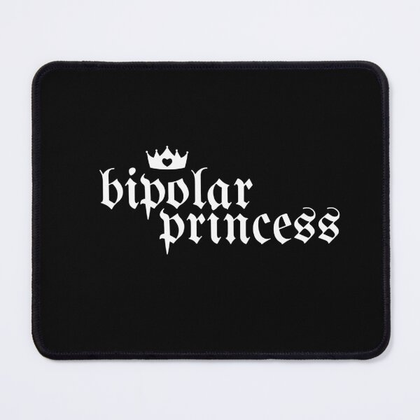 Item preview, bipolar princess white quote designed and sold by Ninjakandy.