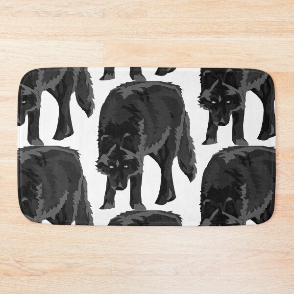 Item preview, black wolf designed and sold by ISSYsART.