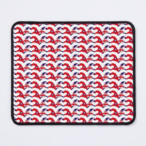 Item preview, We Heart UK & Taiwan Patriot Flag Series designed and sold by Carbon-Fibre Media.